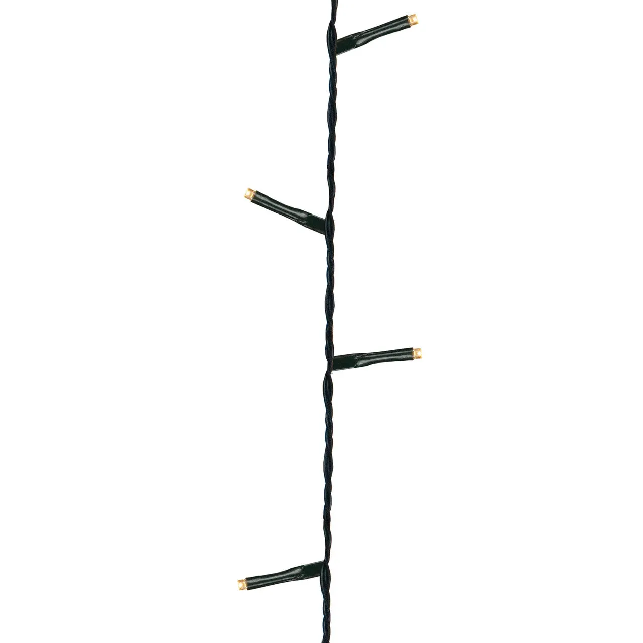 283 Cool White LED 8-Function Twinkle Glow Lights - 17 ft Green Wire