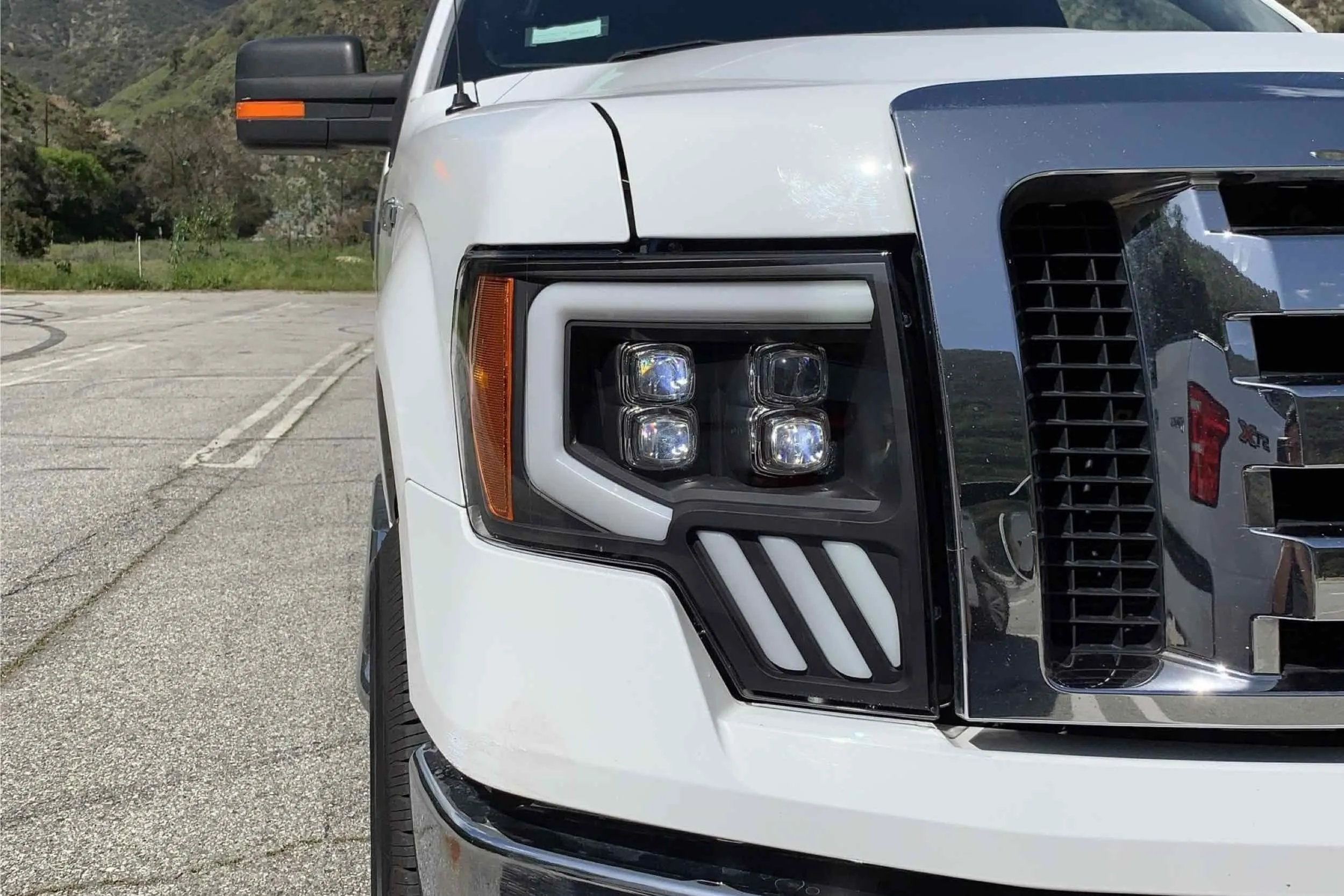 ARex Nova LED Headlights: Ford F150 (09-14) - Black (Set)