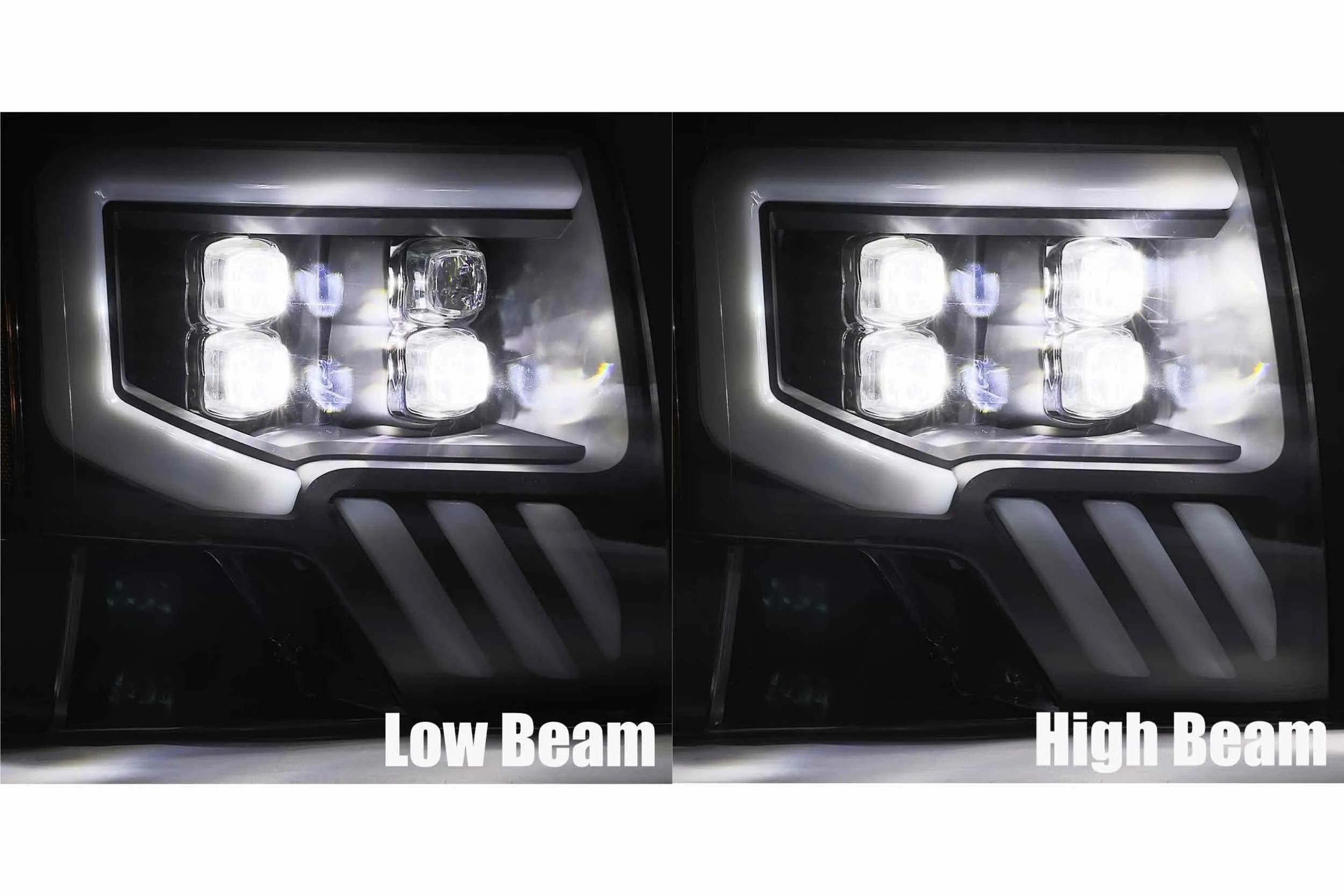 ARex Nova LED Headlights: Ford F150 (09-14) - Black (Set)