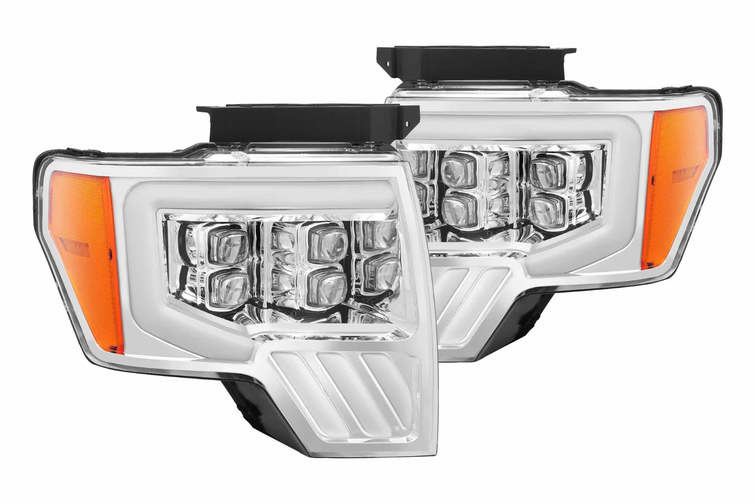 ARex Nova LED Headlights: Ford F150 (09-14) - Jet Black (Set)