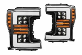 ARex Nova LED Headlights: Ford Super Duty (17-19) - Black (Set)