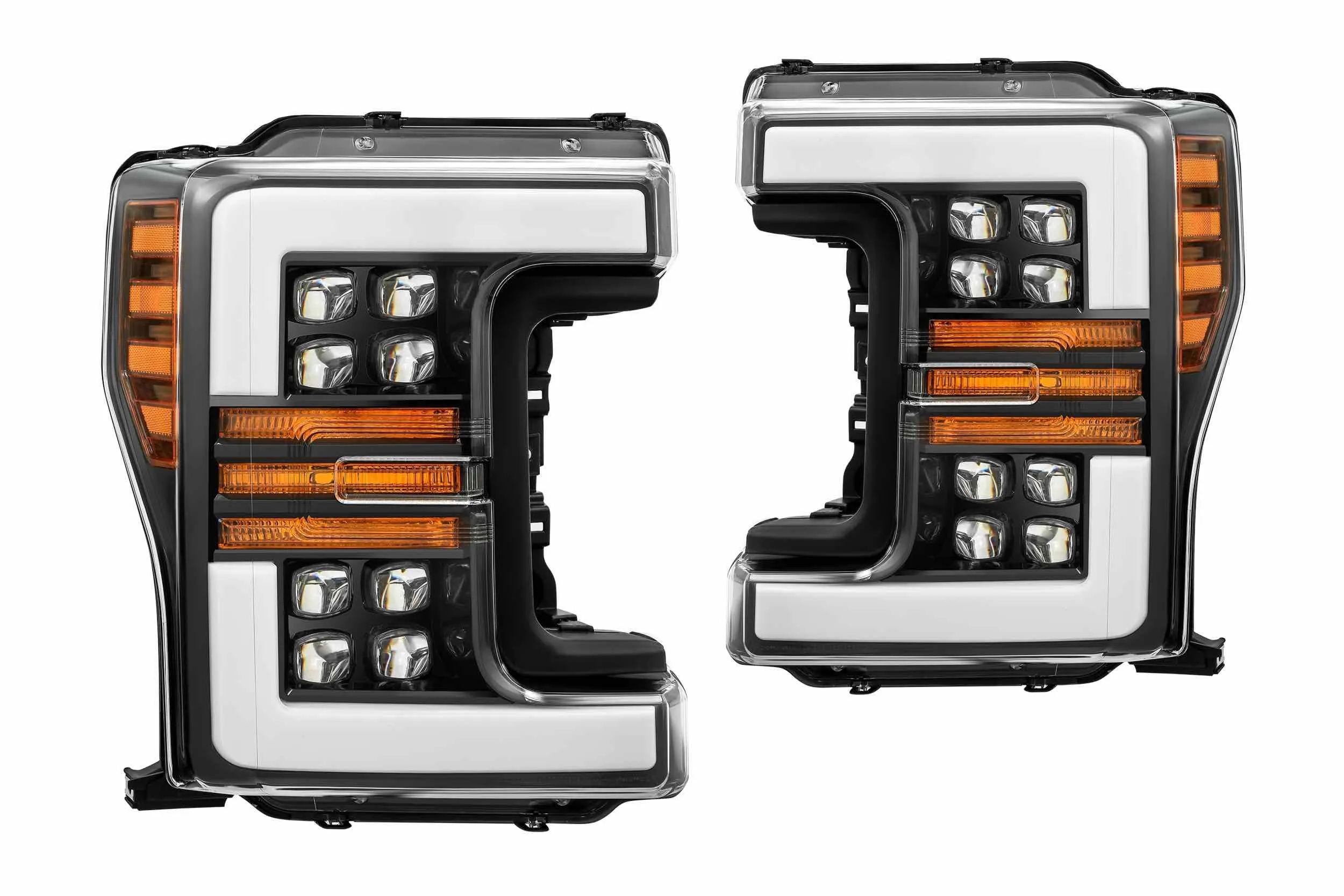 ARex Nova LED Headlights: Ford Super Duty (17-19) - Black (Set)