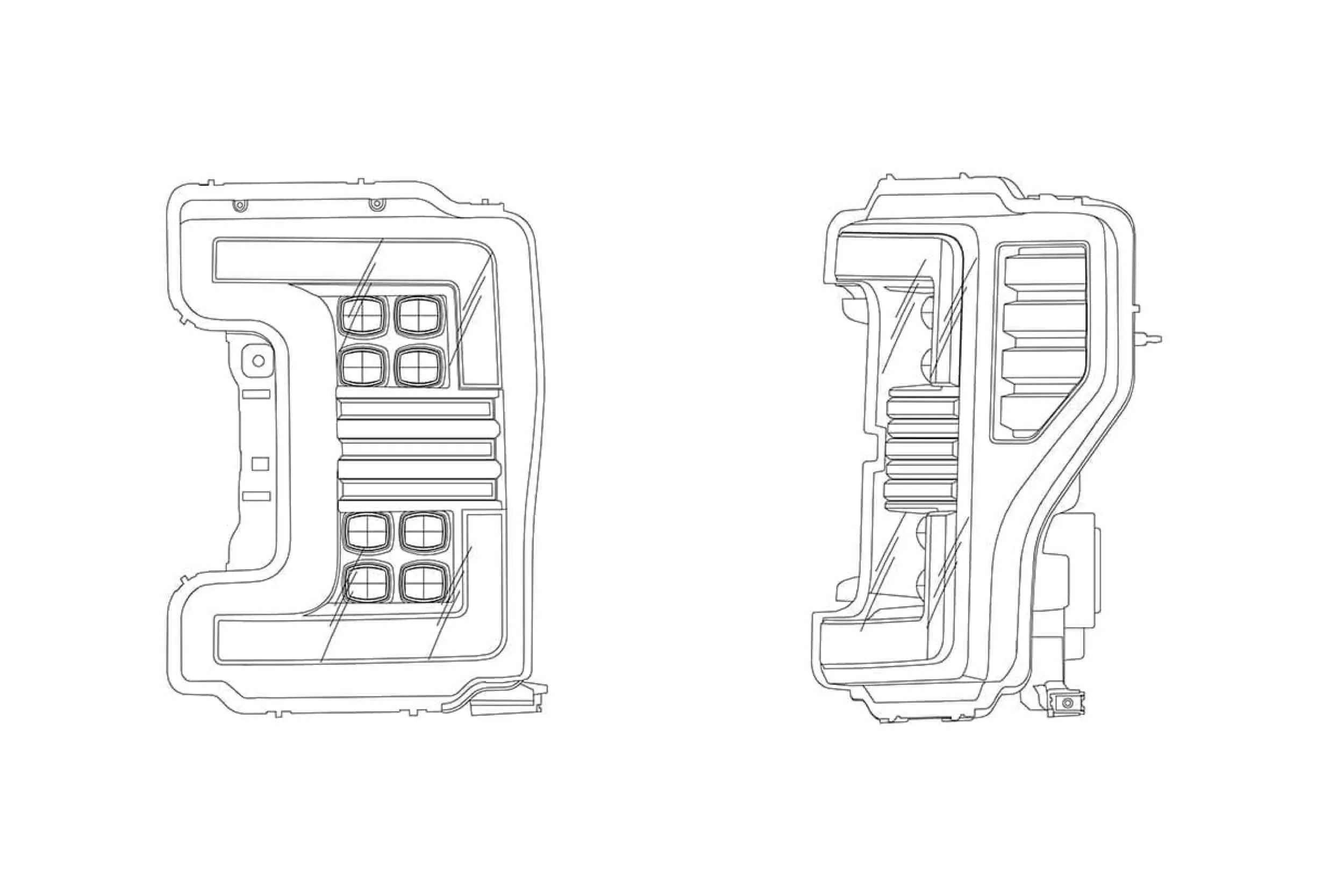 ARex Nova LED Headlights: Ford Super Duty (17-19) - Black (Set)