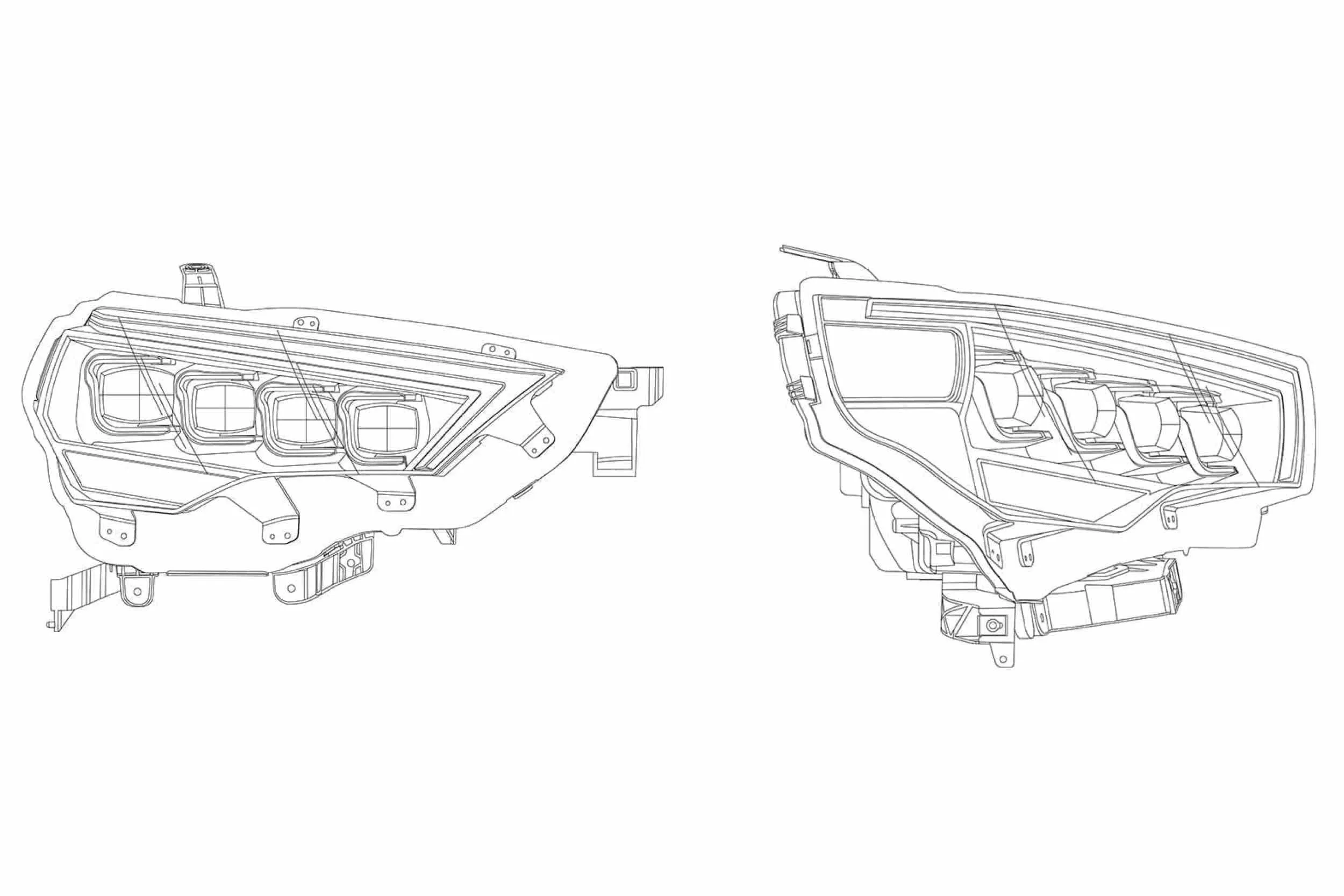 ARex Nova LED Headlights: Toyota 4Runner (14-20) - Alpha-Black (Set)