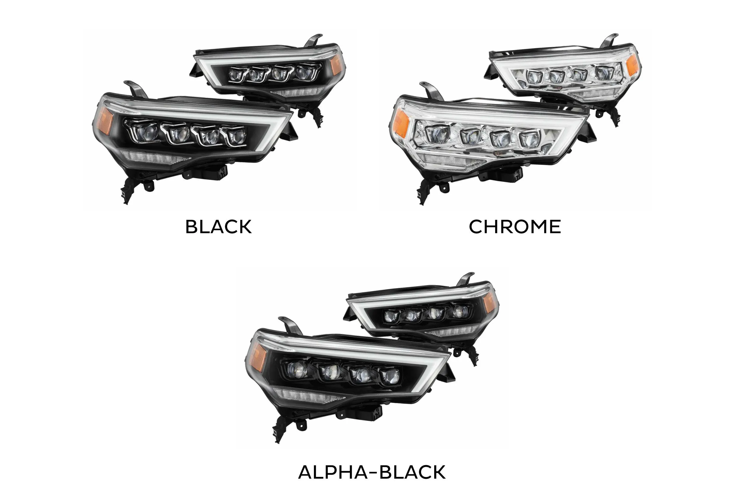 ARex Nova LED Headlights: Toyota 4Runner (14-20) - Alpha-Black (Set)