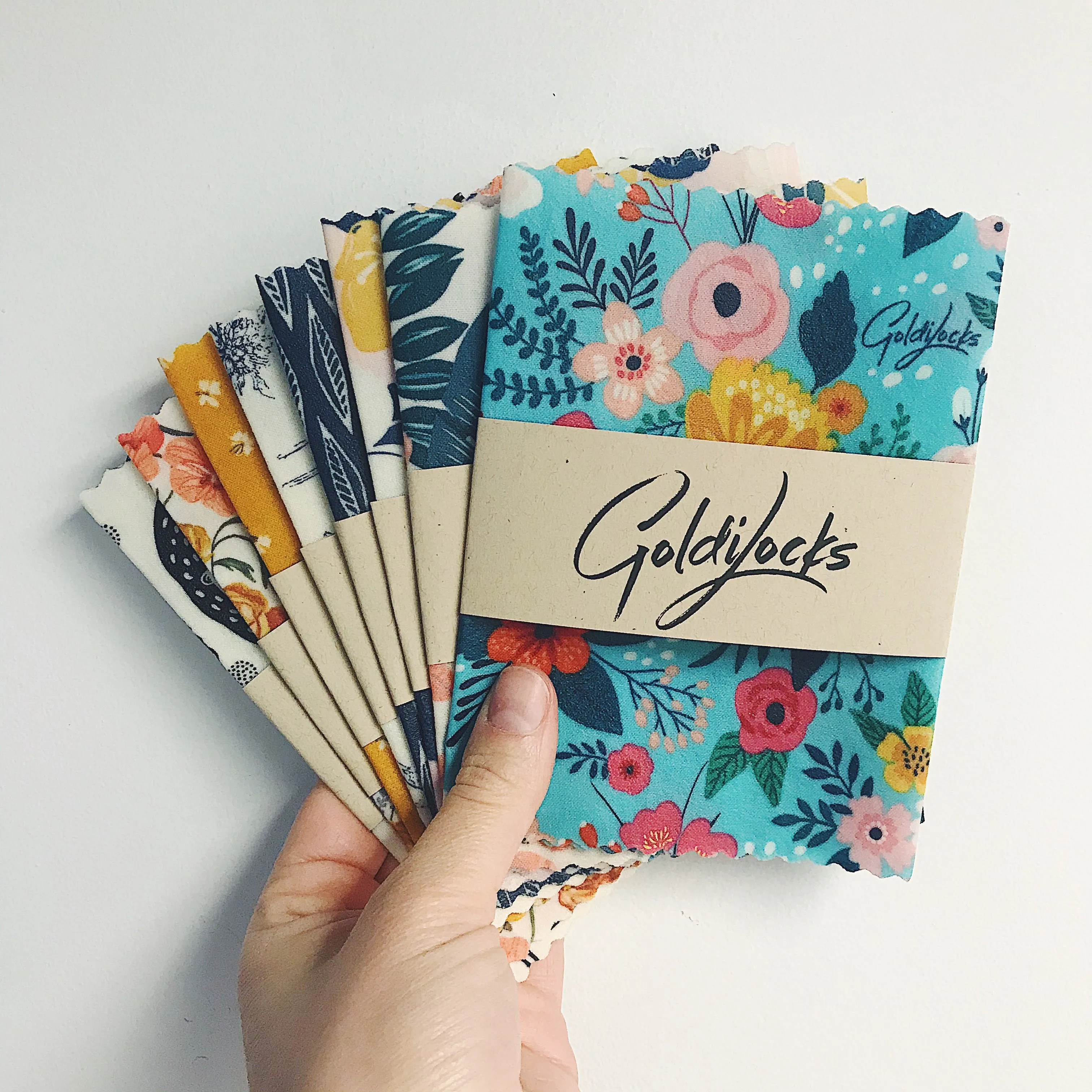Beeswax Food Wraps: Assorted Single Smalls