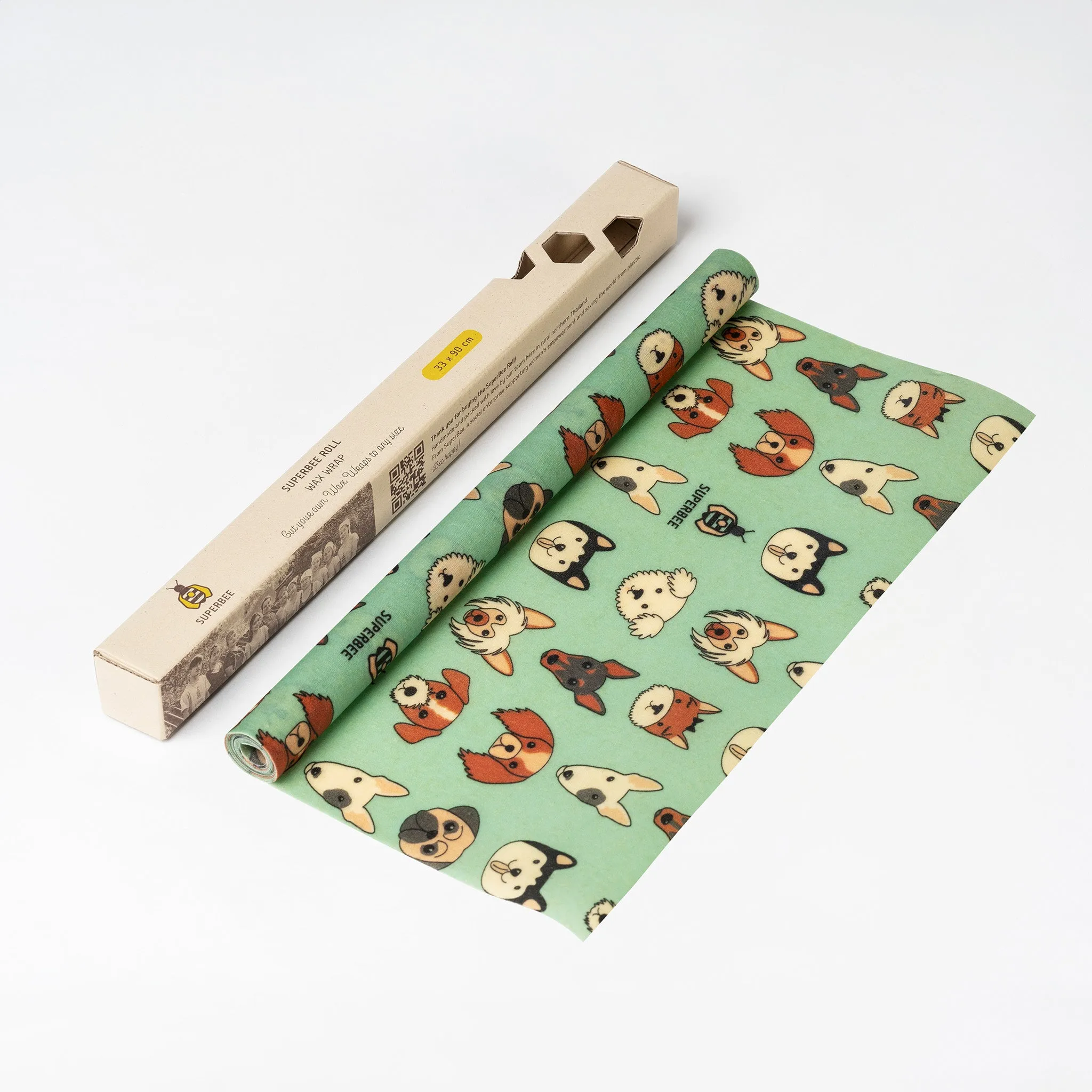 Beeswax Wrap Roll - Dogs
