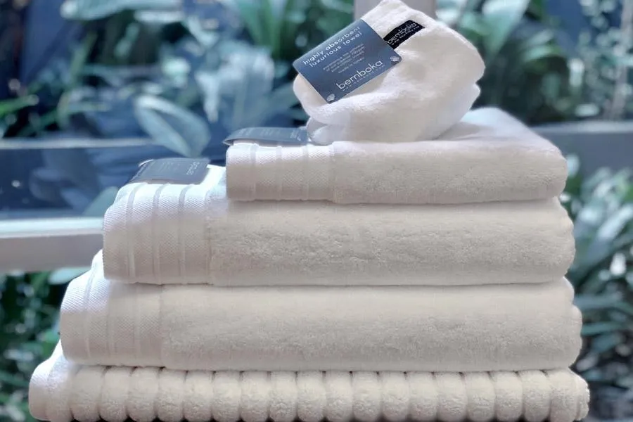 Bemboka Pure Cotton Bath Towel - Luxe White