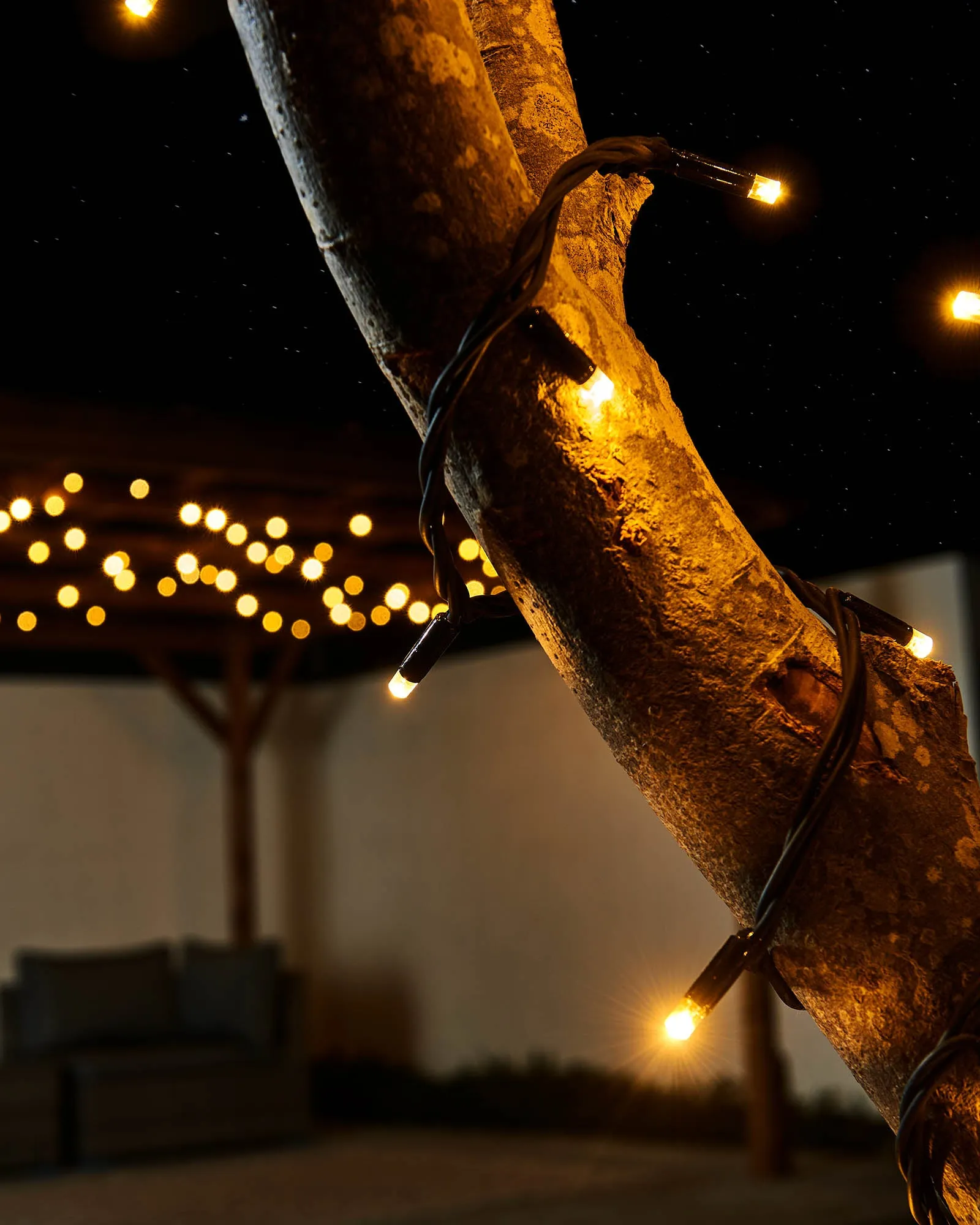 LINK PRO LED String Lights, Black Cable, Warm White