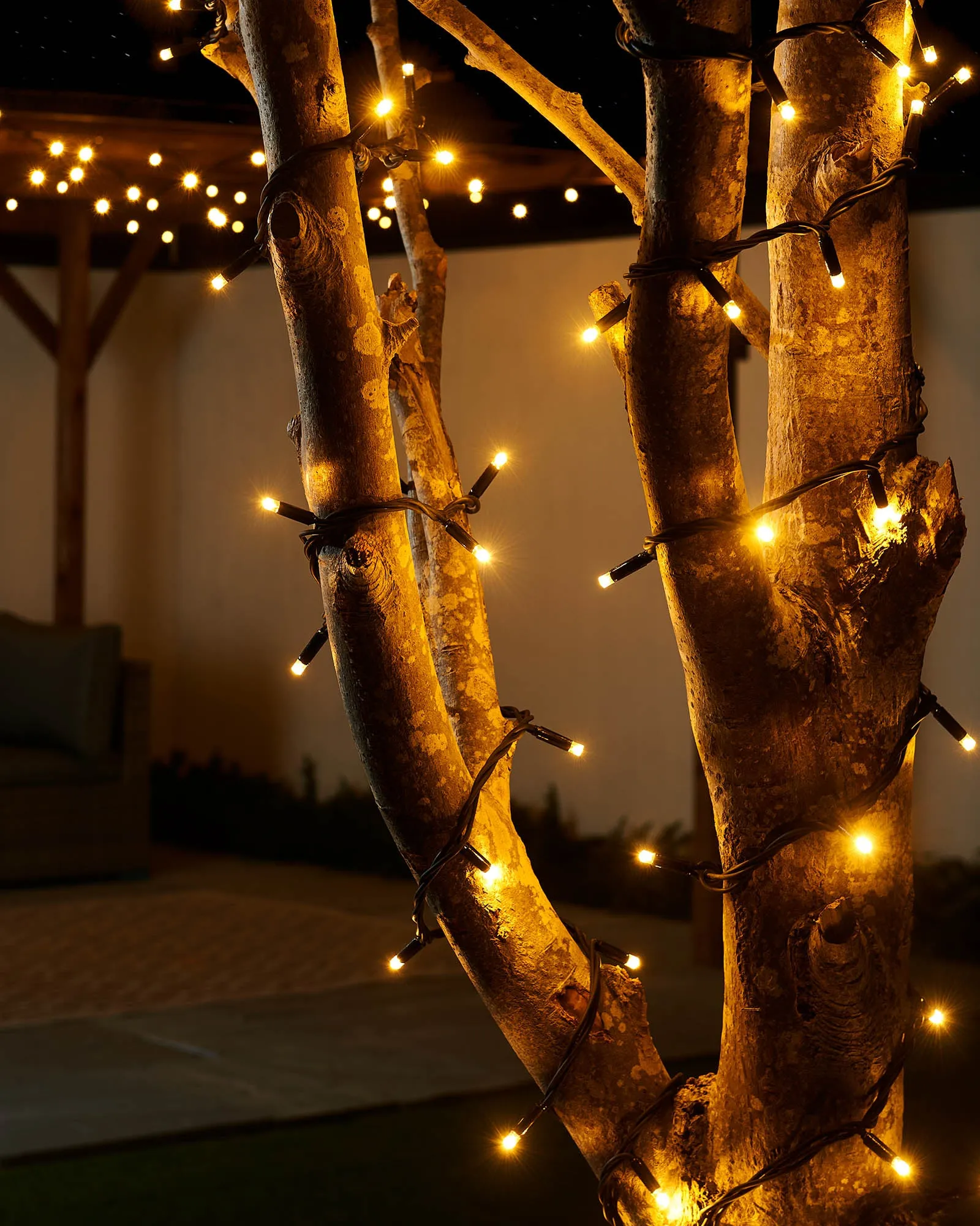 LINK PRO LED String Lights, Black Cable, Warm White