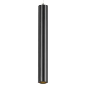 Reed Black Slim Cylinder Spot Pendant
